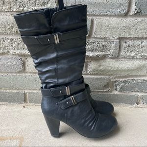 Black High Heel Boots